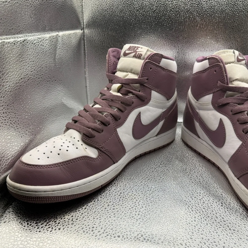 Size 13 Air Jordan 1 Retro OG High Mauve Purple Mens‎ Sneaker Shoes DZ5485-105